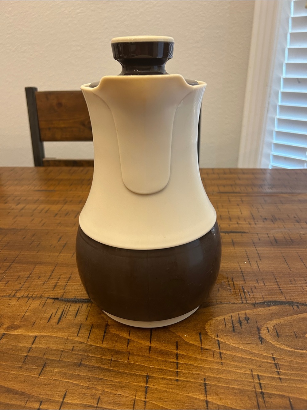 Thermos “Ingried”Coffee Butler Carafe No 570 Brown Made In West Germany Vintage - Picture 2 of 8